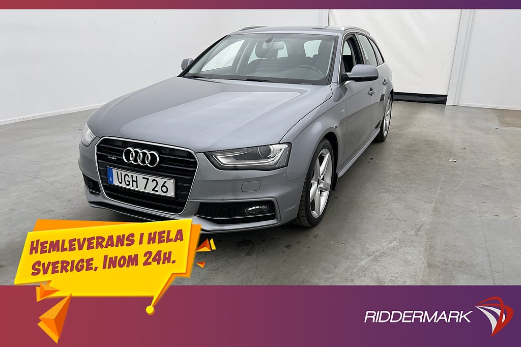 Audi A4 Avant 2.0 TDI Quattro 190hk S Line Drag M-Värmare