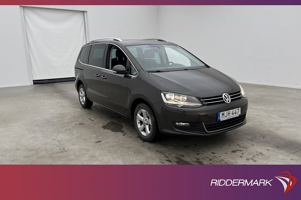 Volkswagen Sharan TDI 4M 140hk 7-Sits Pano Eldörrar Kamera