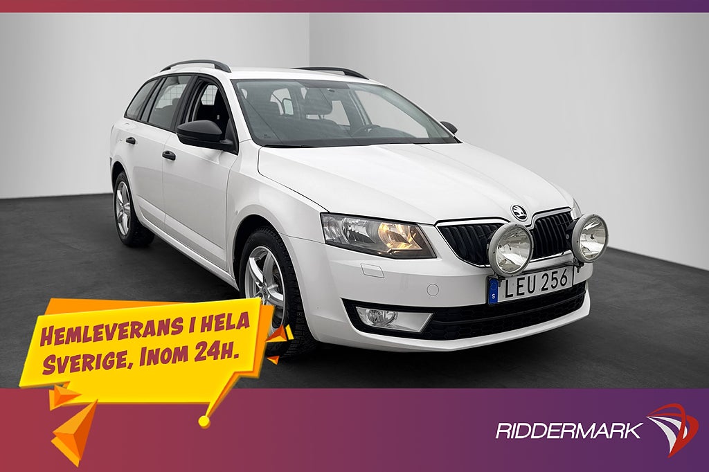 Skoda Octavia 1.6 TDI DSG Värmare P-Sensorer Drag 0.38 L/Mil