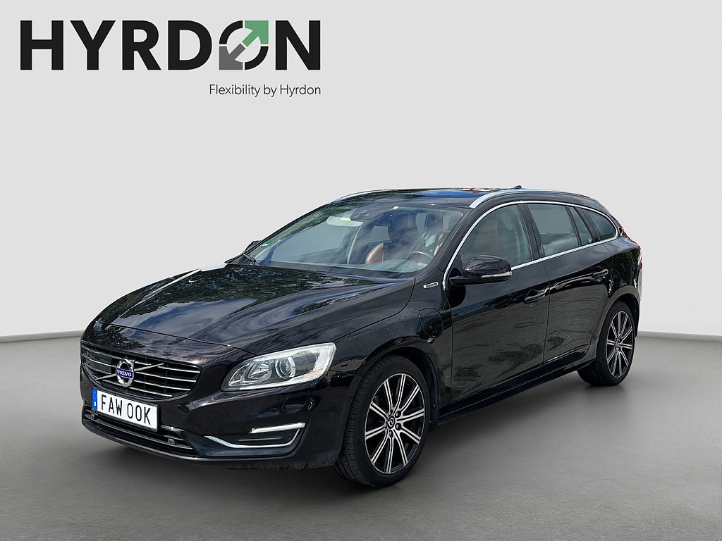 Volvo V60 D6 Plug-in AWD Summum Skinn, Taklucka, Elstol