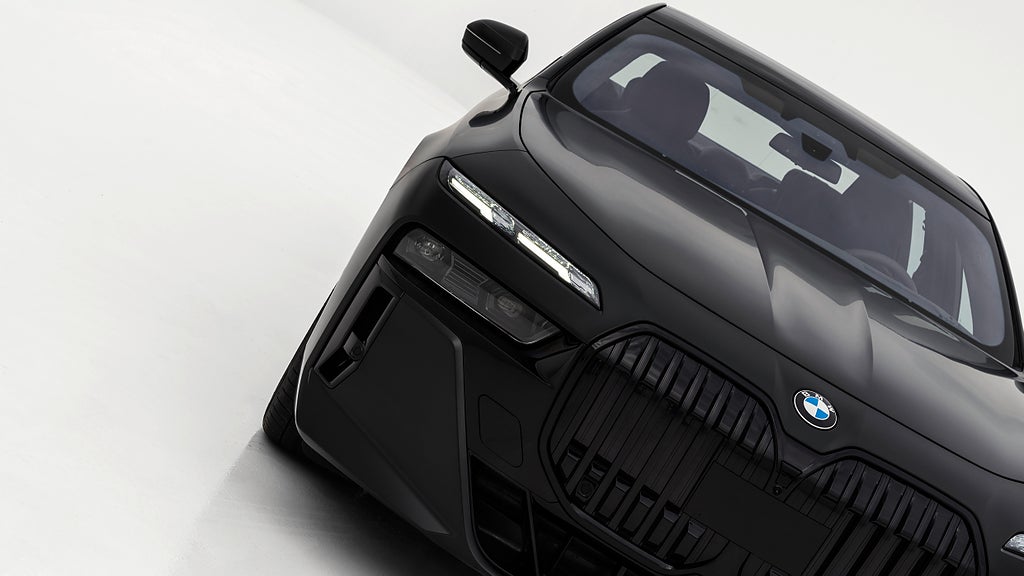 BMW i7 xDrive 60 har en räckvidd på upp till 63,5 mil. Foto: BMW