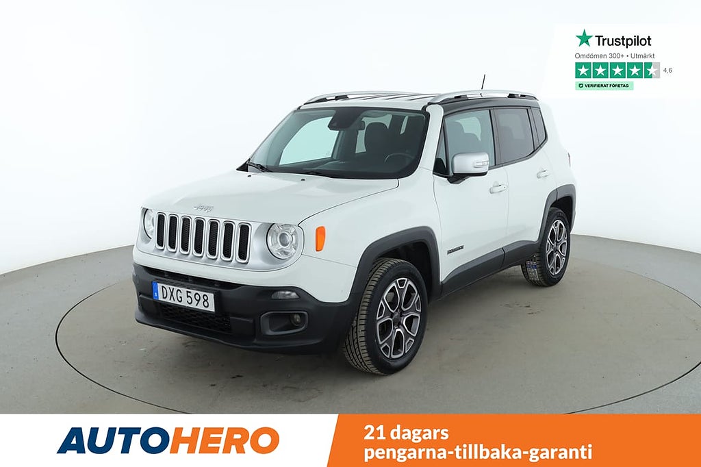 Jeep Renegade Limited 4WD / Rattvärme, GPS