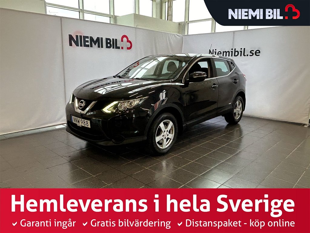 Nissan Qashqai 1.2 DIG-T Euro 5 SoV-hjul/BT/FartH/Låg skatt