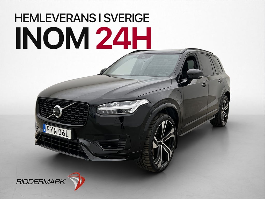 Volvo XC90 T8 AWD R-Design 7-Sits Pano B&W 360° Värmare Drag