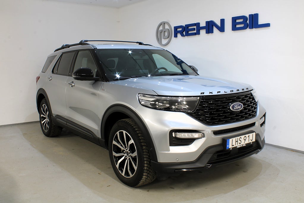 Ford Explorer Plug-In Hybrid ST 7-sits Led-ramp Takräcke Moms 457hk