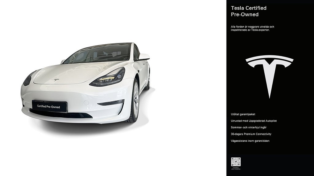 Tesla Model 3 Long Range AWD Certified Pre-Owned 3,84% ränta