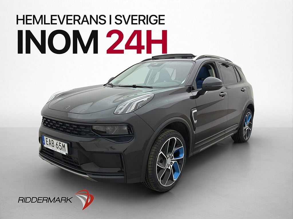 Lynk & Co 01 PHEV 261hk Pano Infinity Kamera Skinn Navi Drag