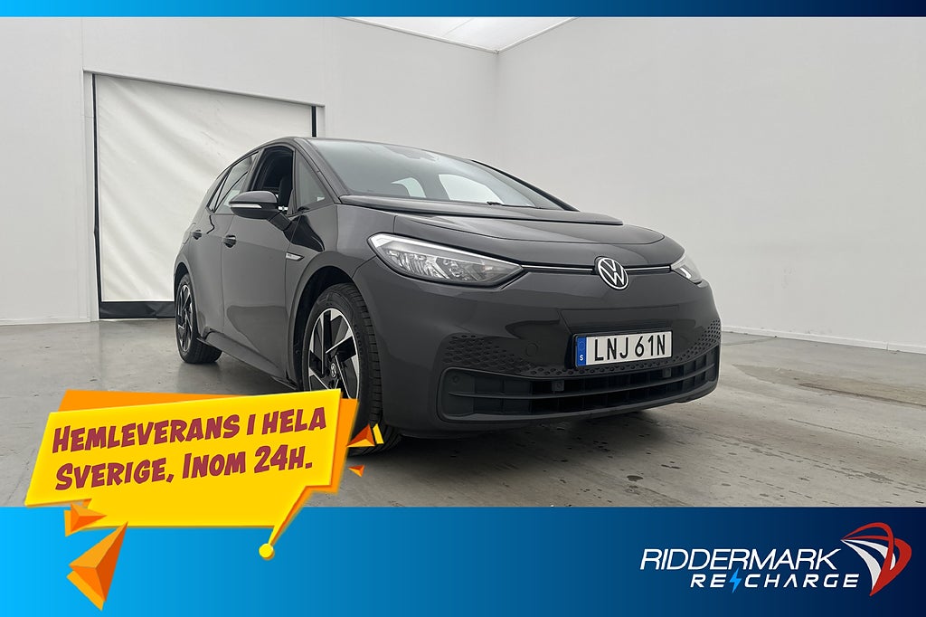 Volkswagen ID.3 Pro Performance 204hk Life Värmare CarPlay