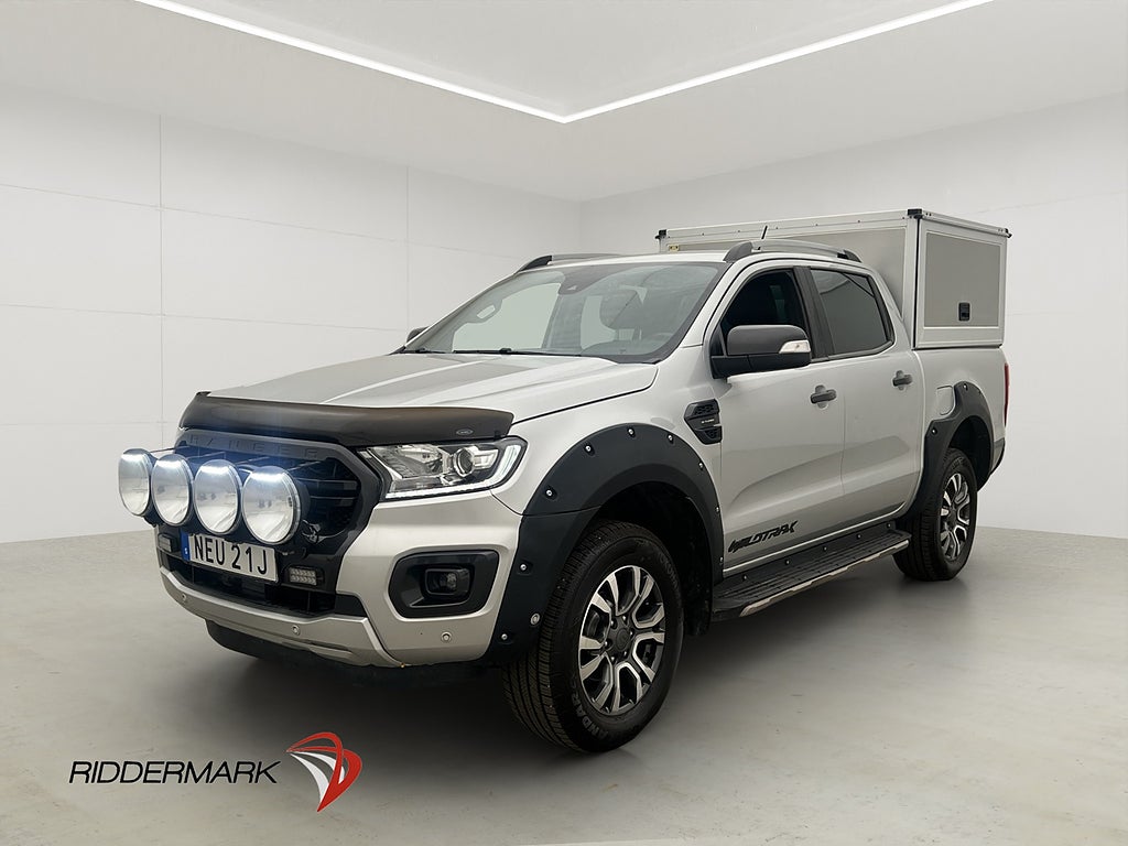 Ford Ranger Wildtrak 213hk 4x4 Värm Diff Drag PÅBYGGNAD Moms