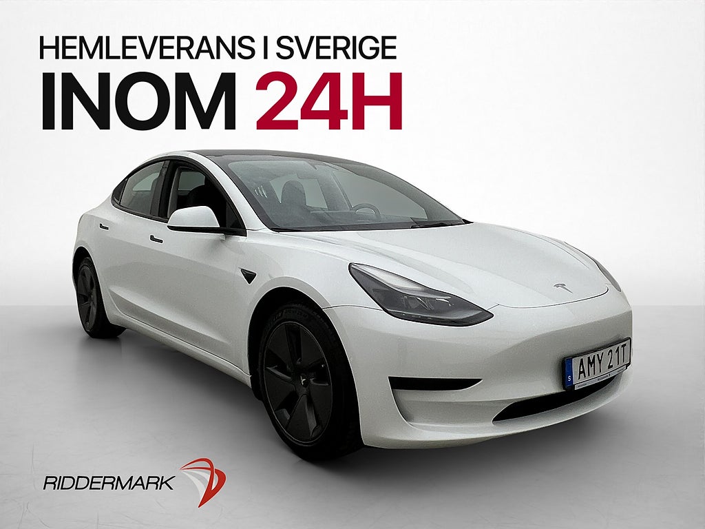 Tesla Model 3 Standard Range Plus AP Värmepump Pano MOMS