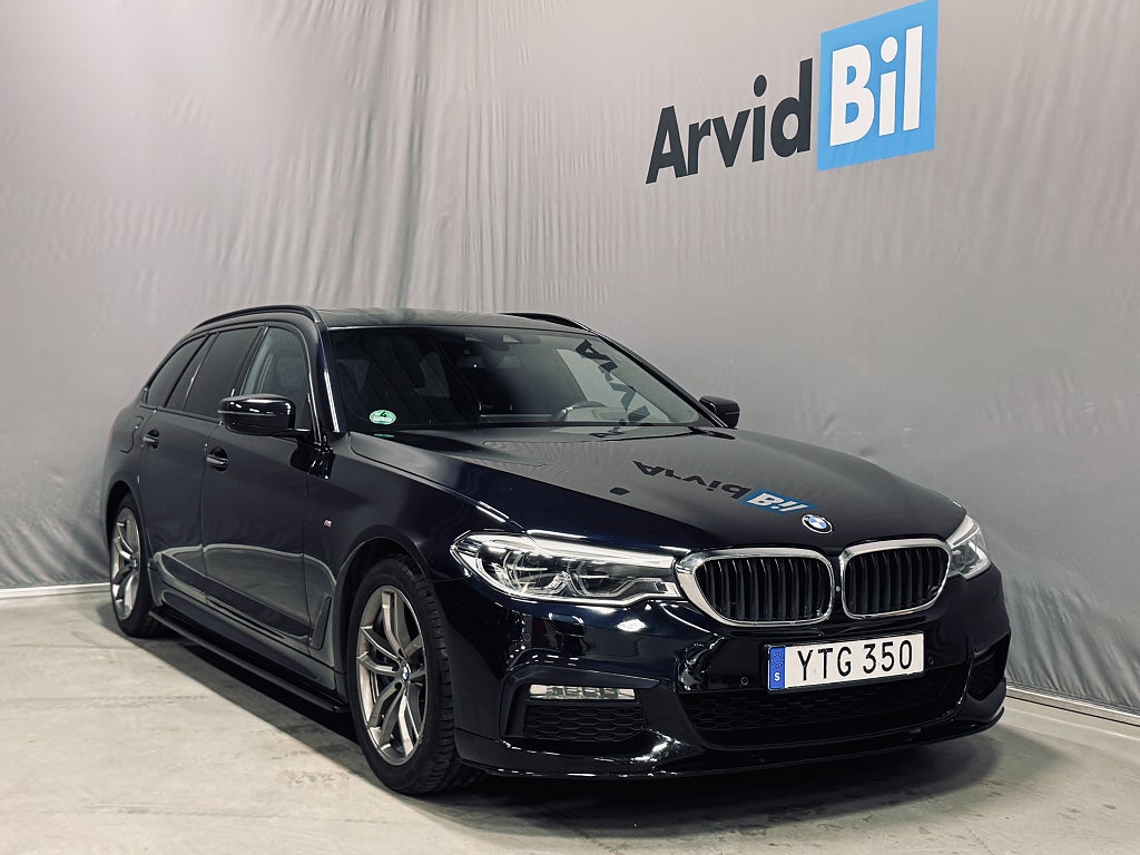 BMW 530 i Touring M Sport Värmare H/K Drag Pano HUD 360° Elstl