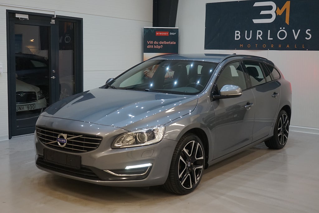 Volvo V60 D4 Momentum Dragkrok Skinn Välutrstat 