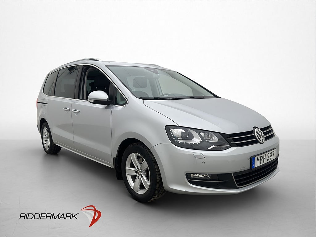 Volkswagen Sharan 2.0 TDI 4M Värmare 7-Sits Kamera Dragkrok
