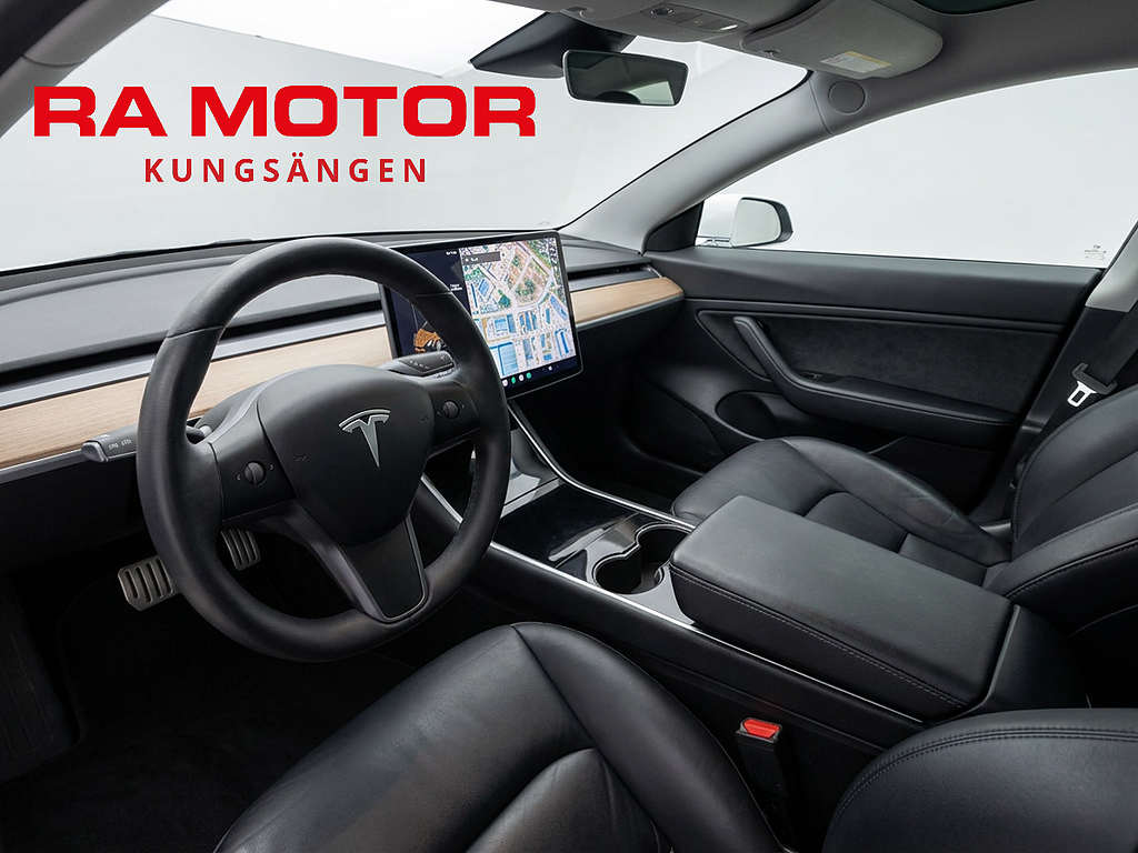 Tesla Model 3 Performance 513hk AWD | Pano | Skinn | Kamera | AP 2019