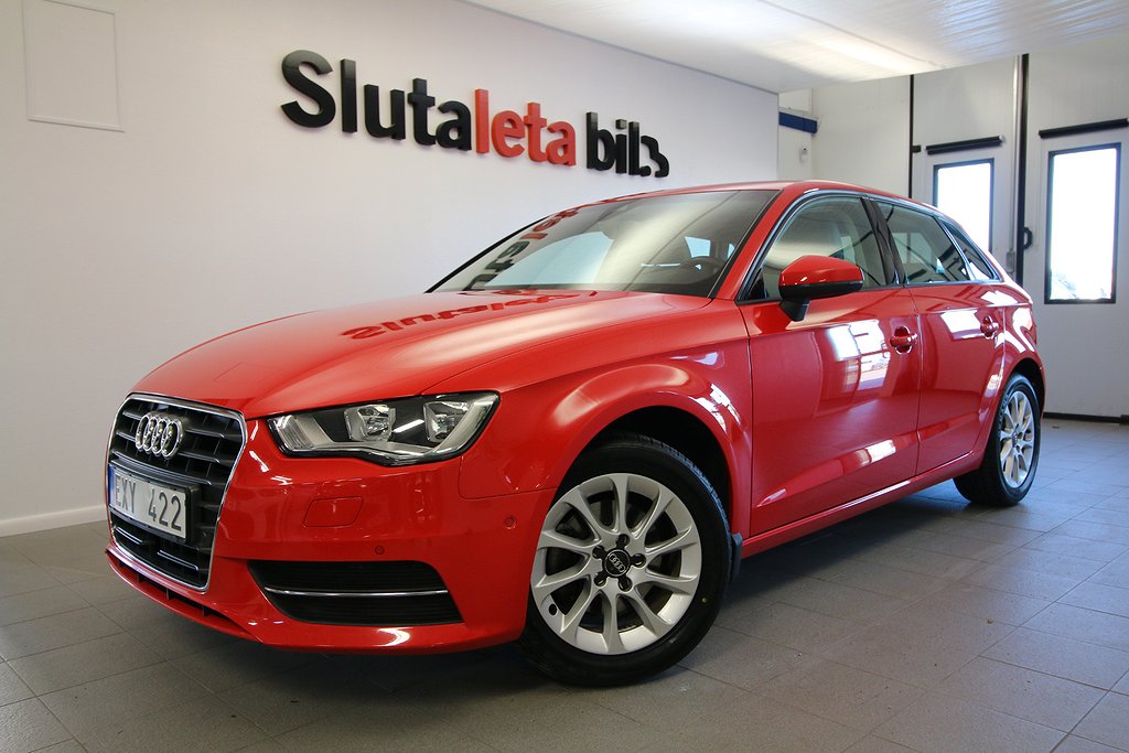 Audi A3 Sportback 1.4 TFSI Navi Skinn/Alcantara Nya S-Däck