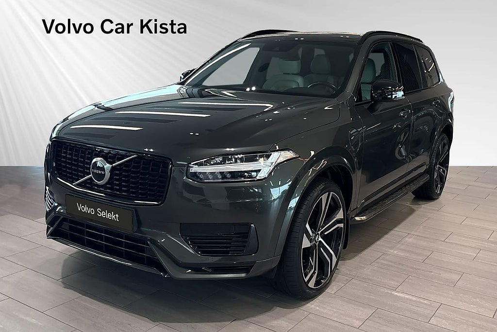 Volvo XC90 Recharge T8 R-Design 7-Sits Läder Drag B/W