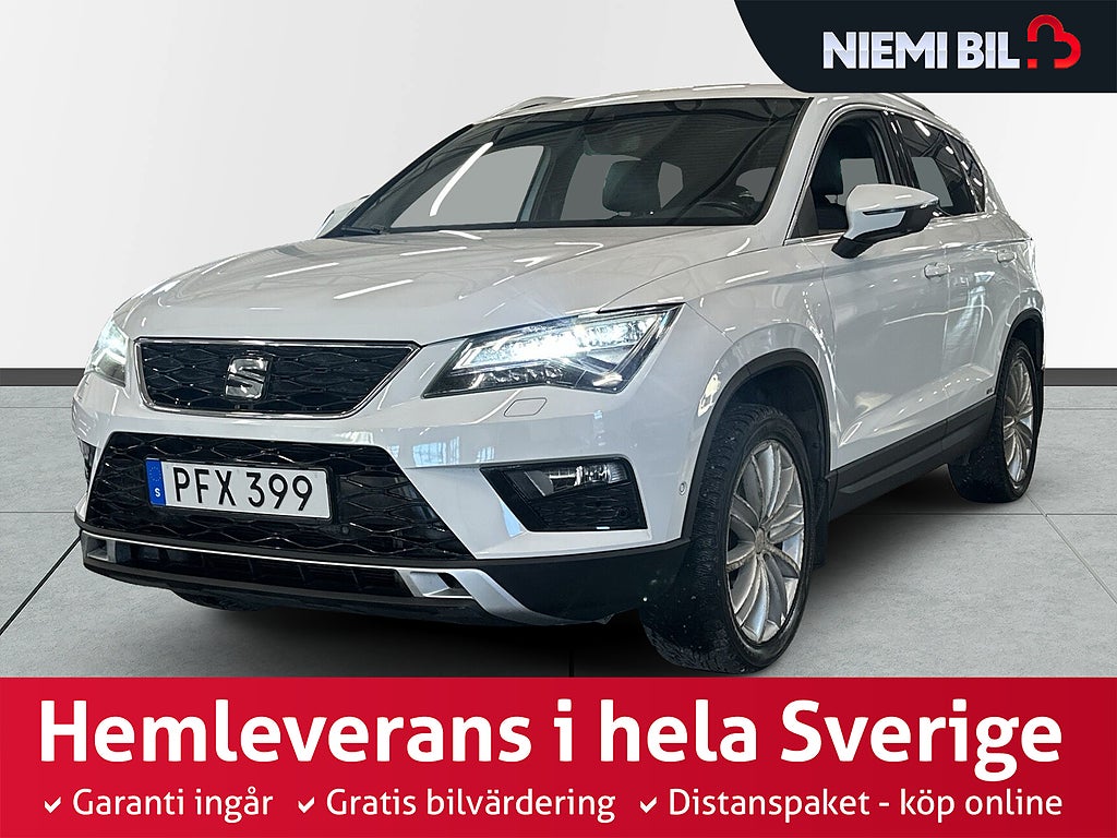 Seat Ateca 2.0 TDI 4Drive Xcellence S&V-hjul/Kamera/Pano/Drag/Värm