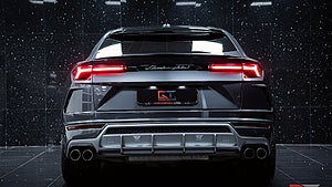 Lamborghini Urus har en V8-motor på 650 hästkrafter. 