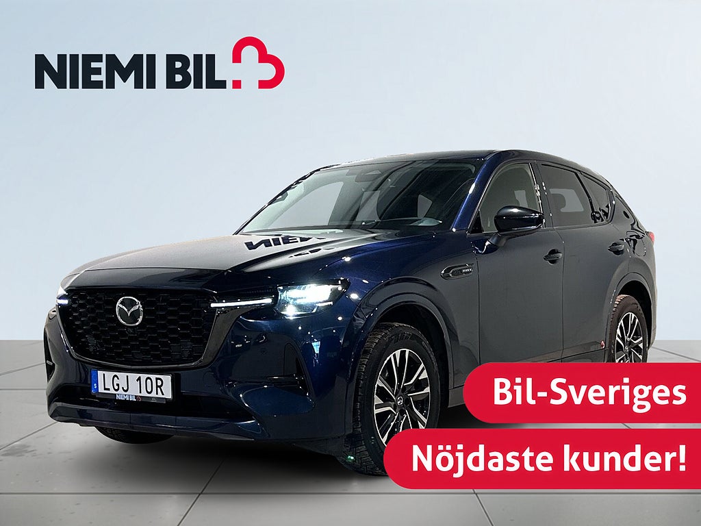 Mazda CX-60 PHEV Homura Skinn Pvärm BOSE 360° HuD GPS MOMS S/V-hjul
