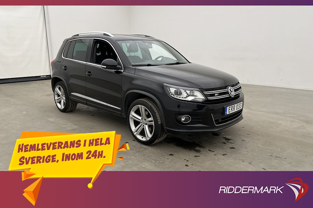 Volkswagen Tiguan TSI 4M R-Line Pano P-Värm Kamera Navi Drag