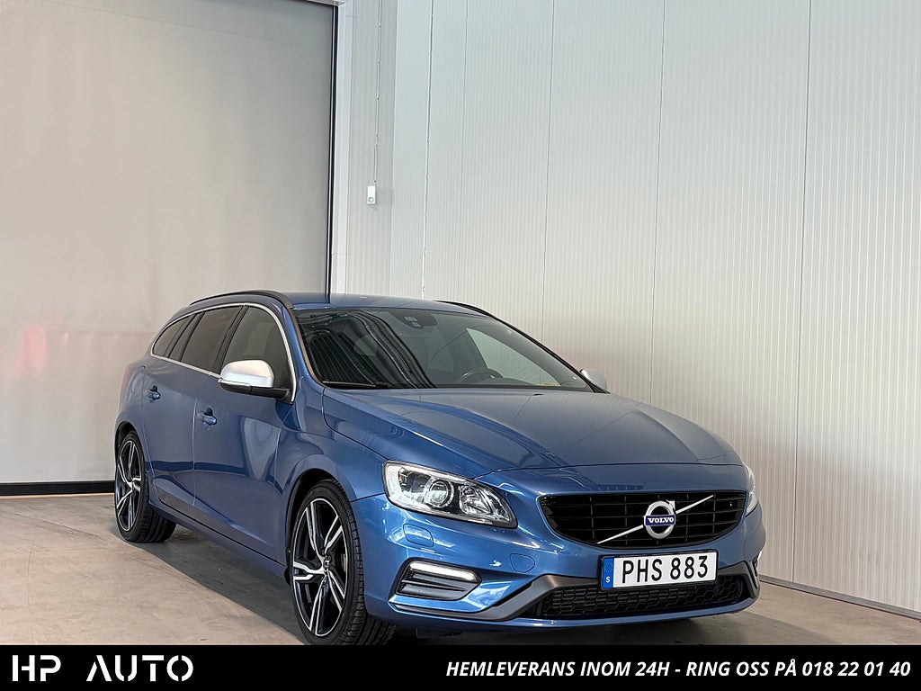 Volvo V60 D4 AWD 190hk R-Design Dragkrok 2 ägare Kam-bytt
