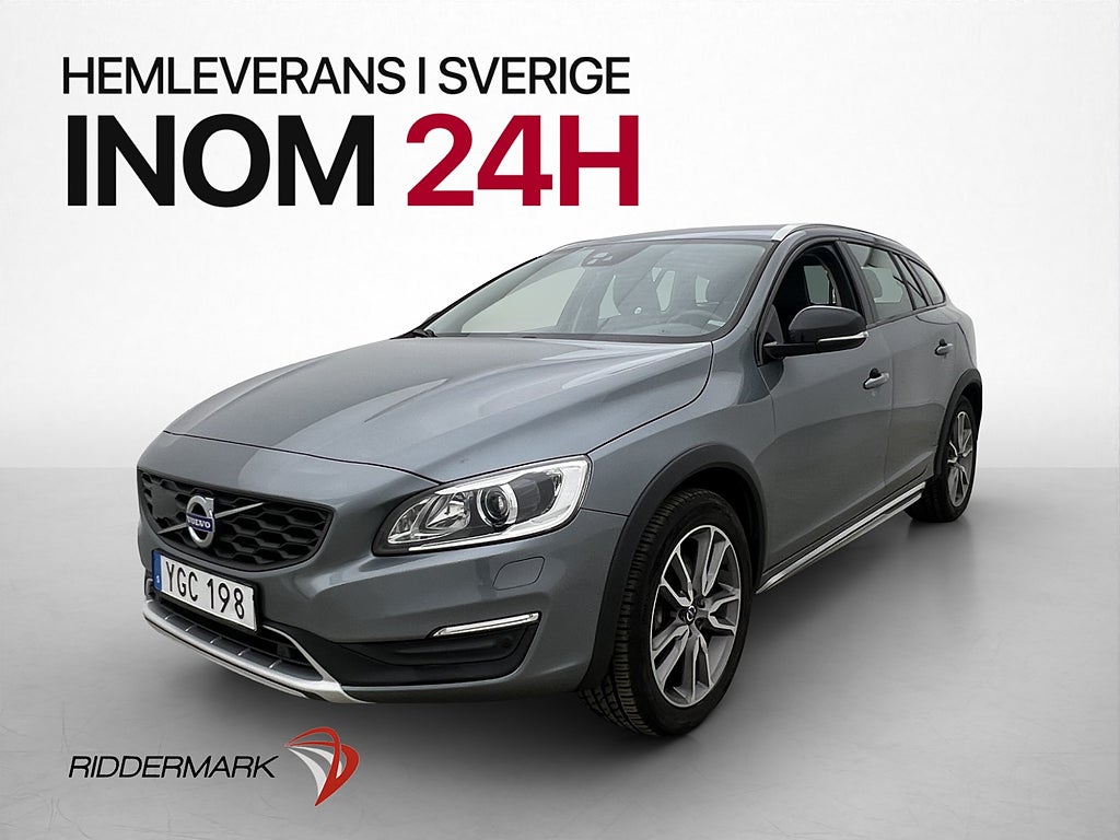 Volvo V60 Cross Country D4 AWD Classic Värmare Drag Skinn