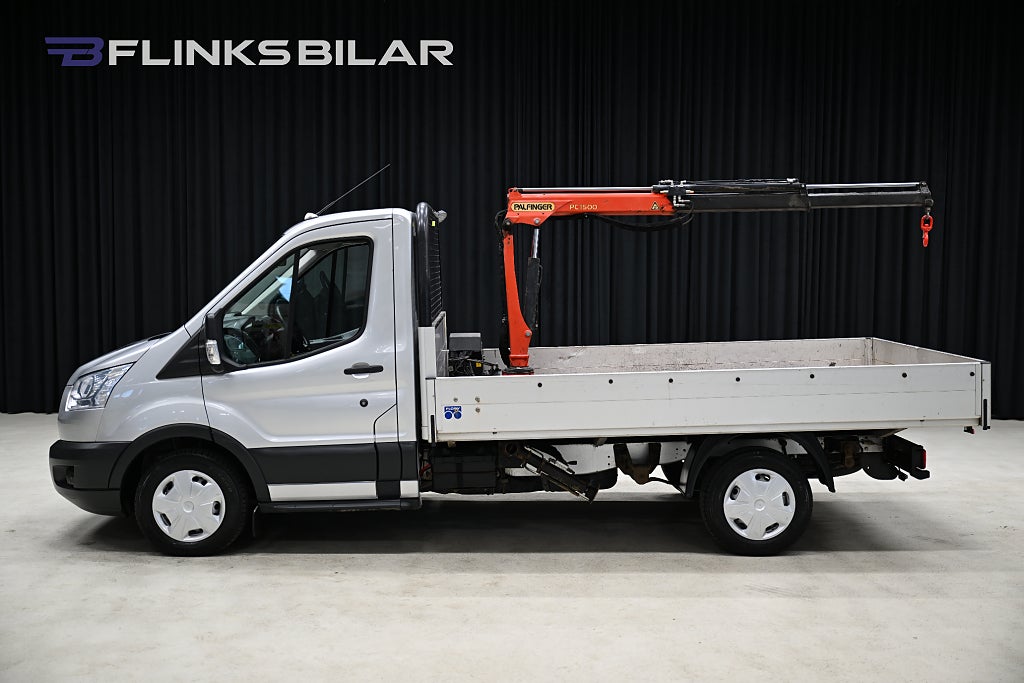 Ford transit 2.2 TDCi 125HK Flak|Palfinger|Kranbil|Drag|EnÄgare|Moms