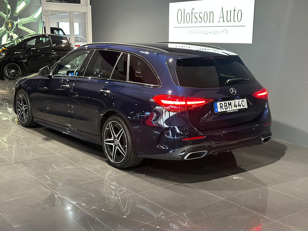 Mercedes-Benz C 220 d AMG Läder Värmare Drag Kombi - bild 3