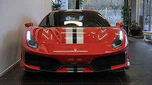 Ferrarin har 720 hästkrafter. 