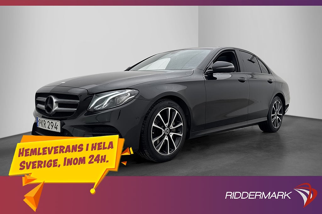 Mercedes-Benz E 220 d 194hk 4M AMG Pano Kamera Drag Navi