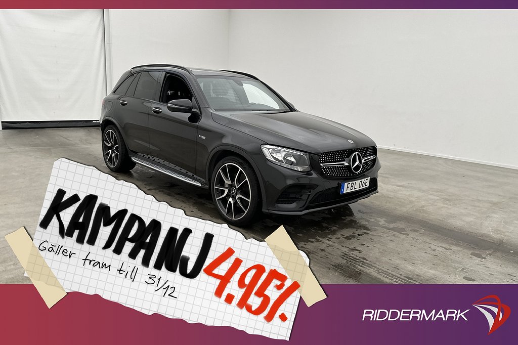 Mercedes-Benz GLC 43 AMG 4M 367hk Pano Burm 4,95% Ränta