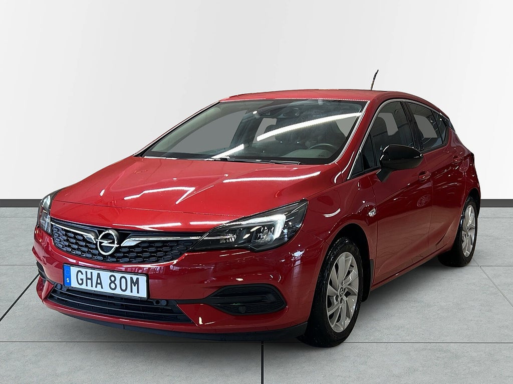 Opel Astra 1.2 Turbo 145hk MOMS M-värm Kamera Psens Carplay S&V