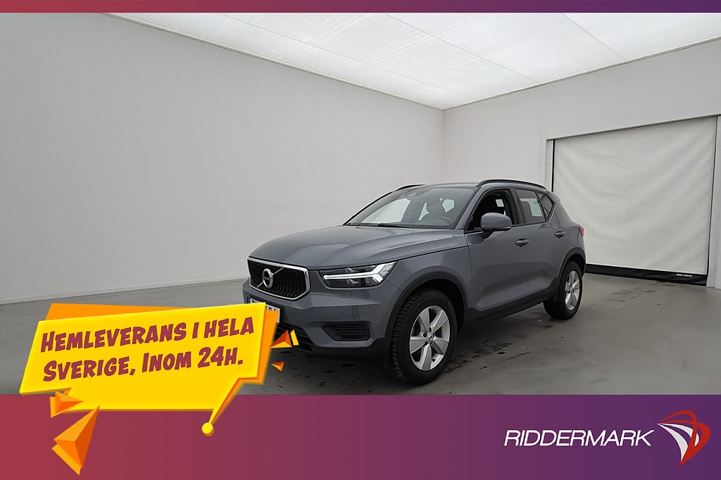 Volvo XC40 T2 129hk Kinetic VOC Värmare Kamera Rattvärme