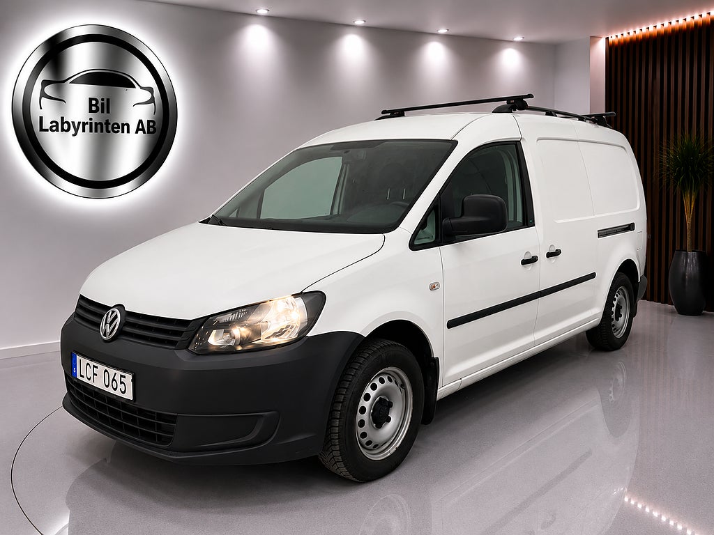 Volkswagen Caddy Maxi 3000 MIL MOMS AUTOMAT 2XDÖRRAR VÄRMARE 1.6 TDI Euro 5