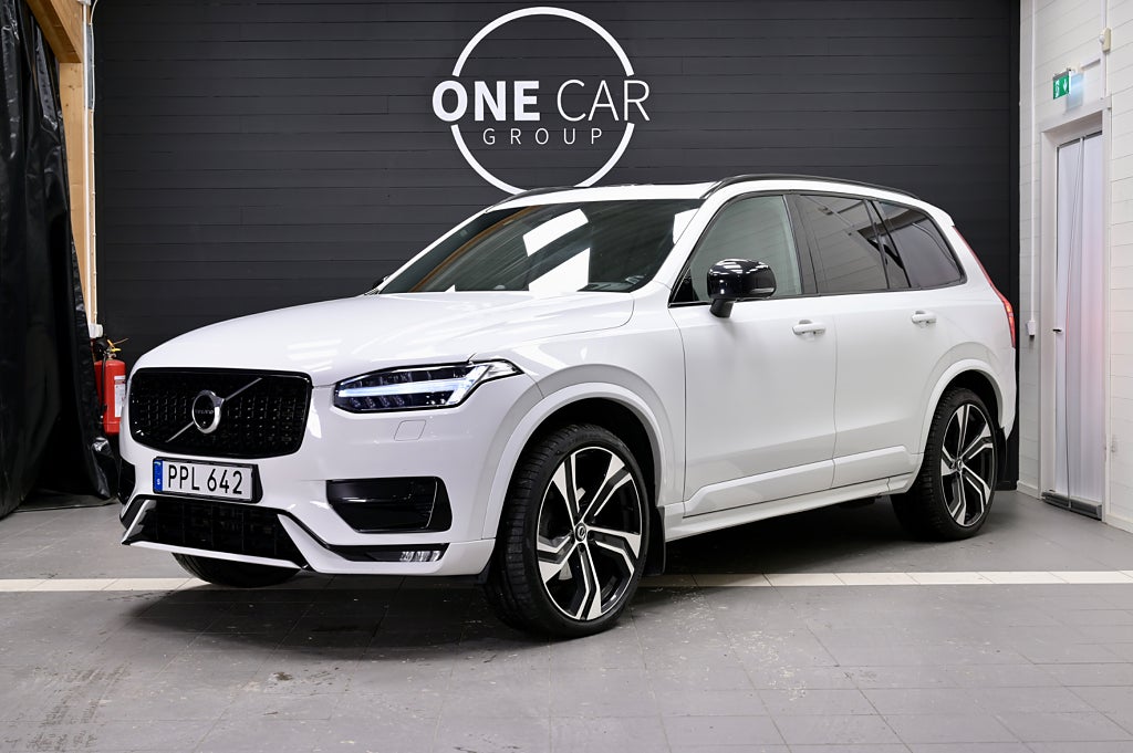 Volvo XC90 B5 AWD R-Design 7-sits B&W Pano Massage Drag HuD