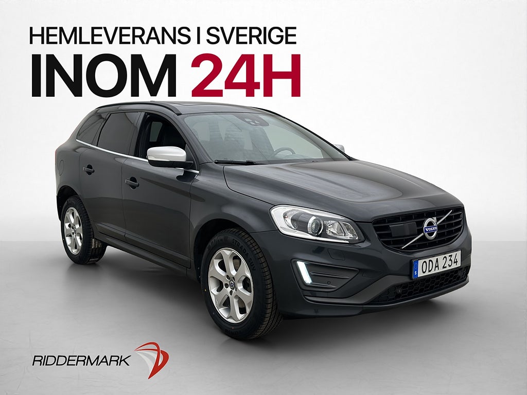 Volvo XC60 D4 AWD R-Design Pano VOC Värmare Navi Kamera Drag