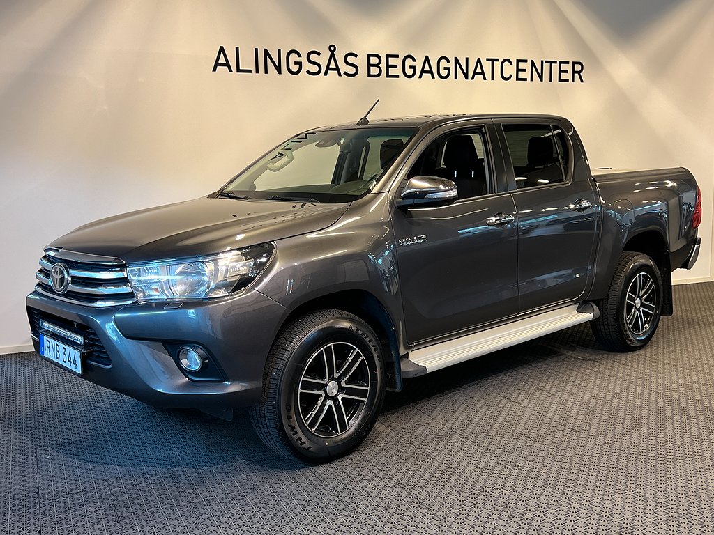 Toyota Hilux Dubbelhytt 2.4 AWD Euro 6 / Drag / V-hjul