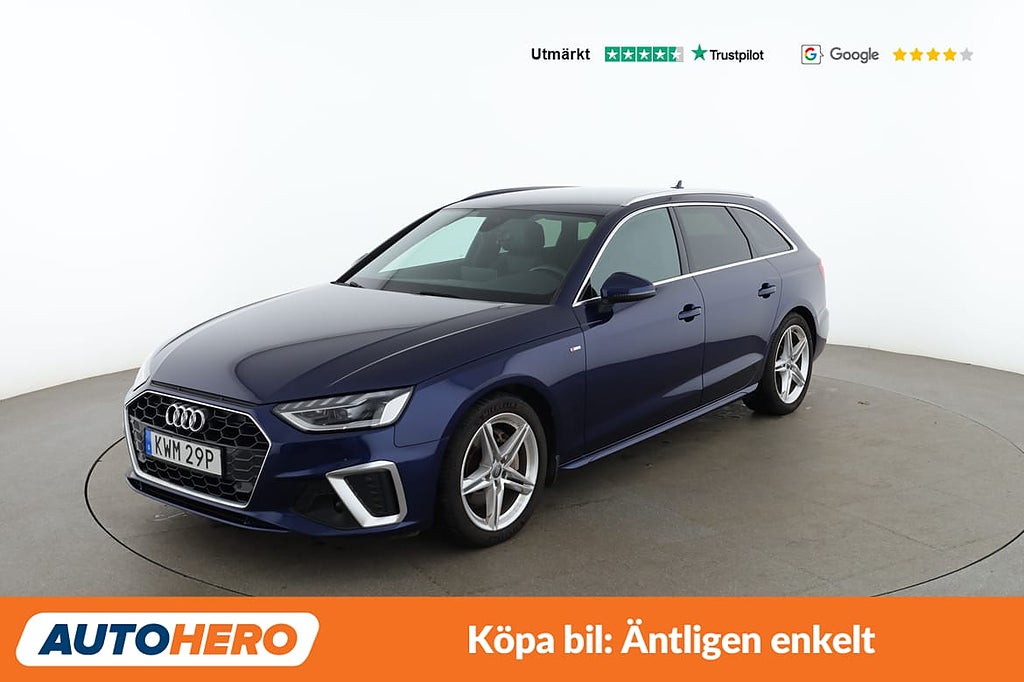Audi A4 Avant 40 TDI Quattro S line / Värmare, Dragkrok