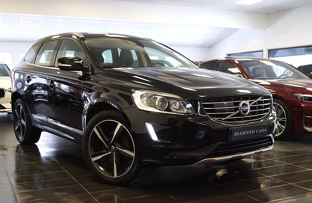 Volvo XC60 D4 AWD Keyless Helskinn Auto Rails Rattvärme