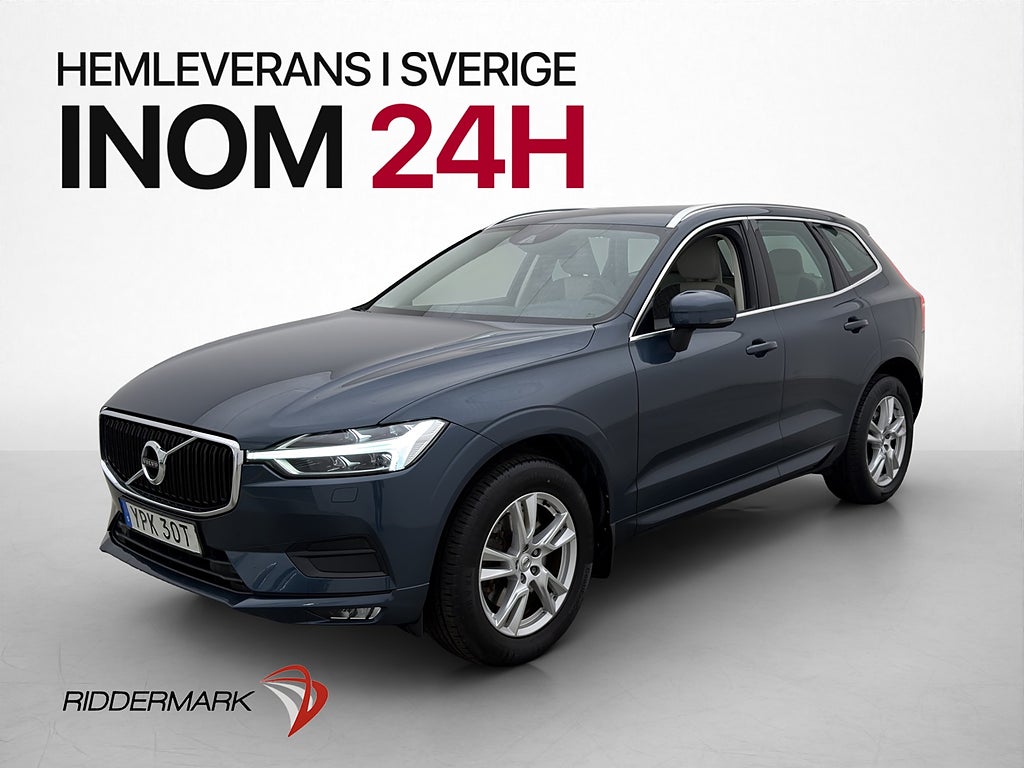 Volvo XC60 D4 AWD 190hk Momentum Drag Värmare Adptv-Fart