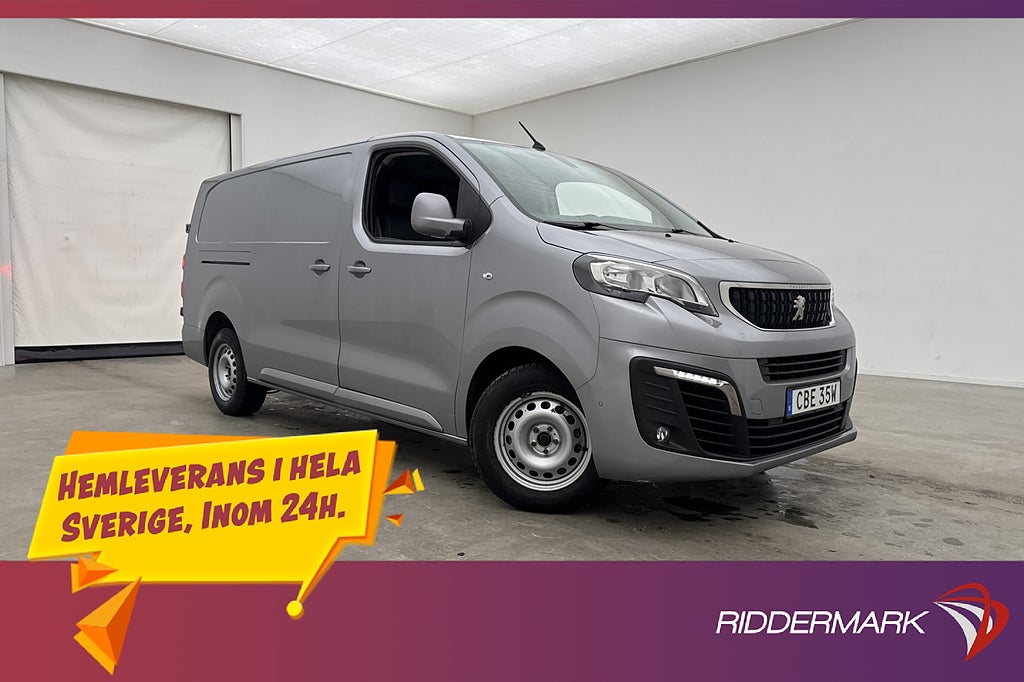 Peugeot Expert L3 Värmare Drag B-Kamera 3-Sits CARPLAY Moms