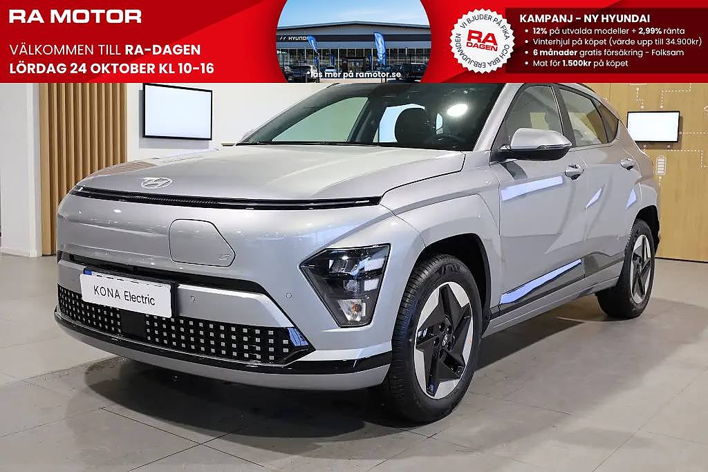 Hyundai Kona 65,4 kWh Essential *Räntekampanj 2,99% 2027