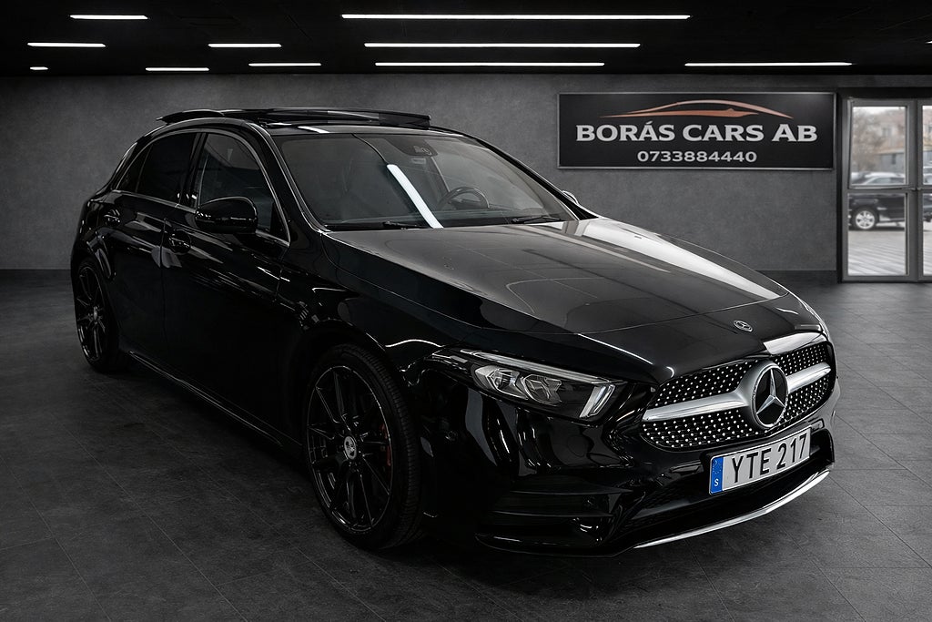 Mercedes-Benz A 200 (163hk) 7G-DCT*AMG Line*1300kr/mån*Panoram