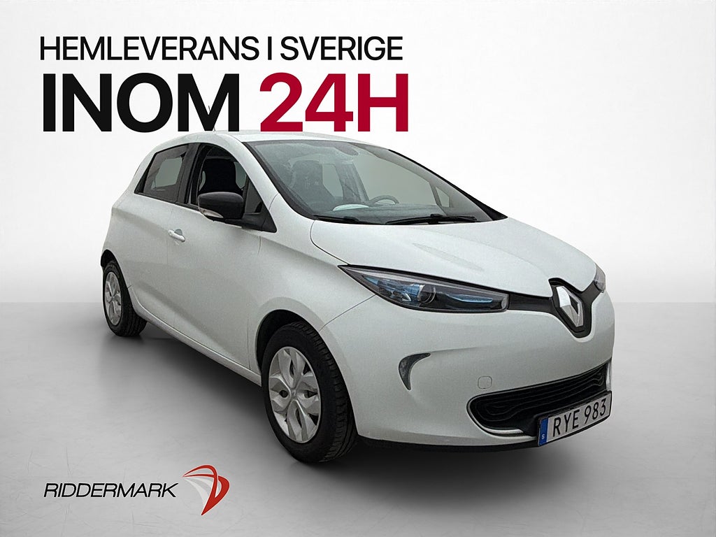 Renault Zoe R240 22 kWh Batterihyra Life Navi Farthållare
