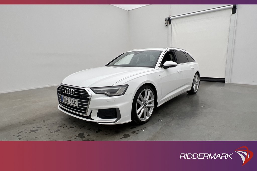 Audi A6 40 TDI Q 204hk S-Line Cockpit D-Värm B&O 4,95% RÄNTA