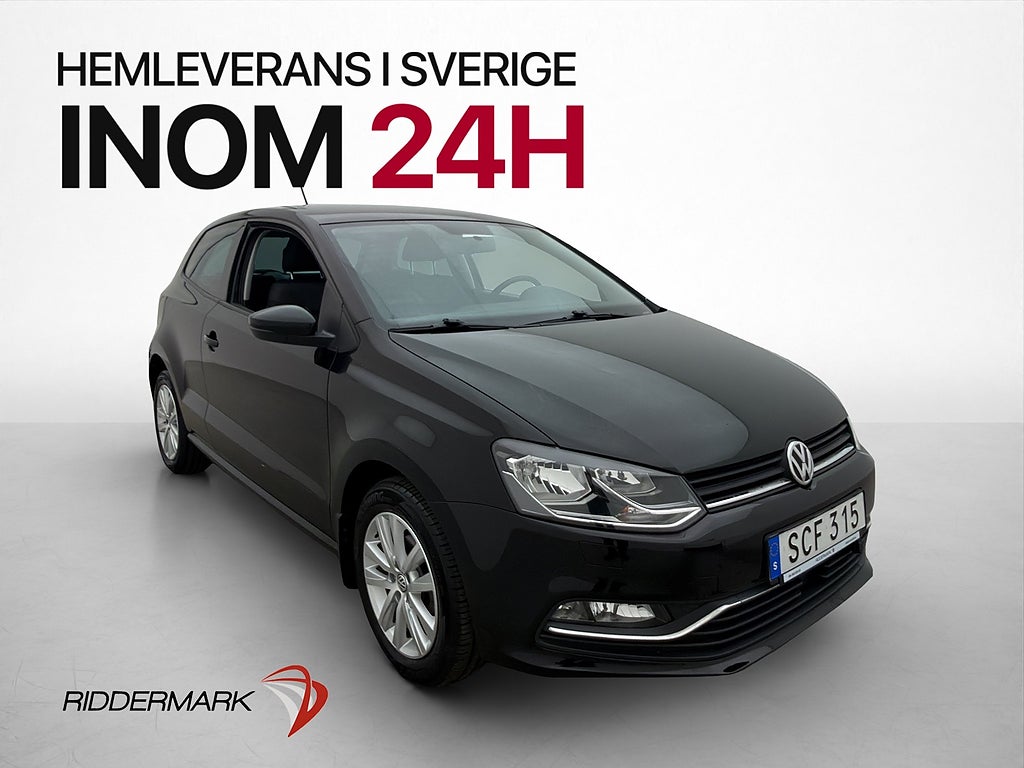 Volkswagen Polo 1.2 TSI 90hk 2-Brukare CD-Spelare Bluetooth