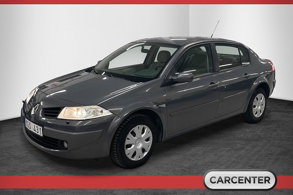 Renault Mégane Sedan 1.6 Euro 4/P-sens/Låga mil