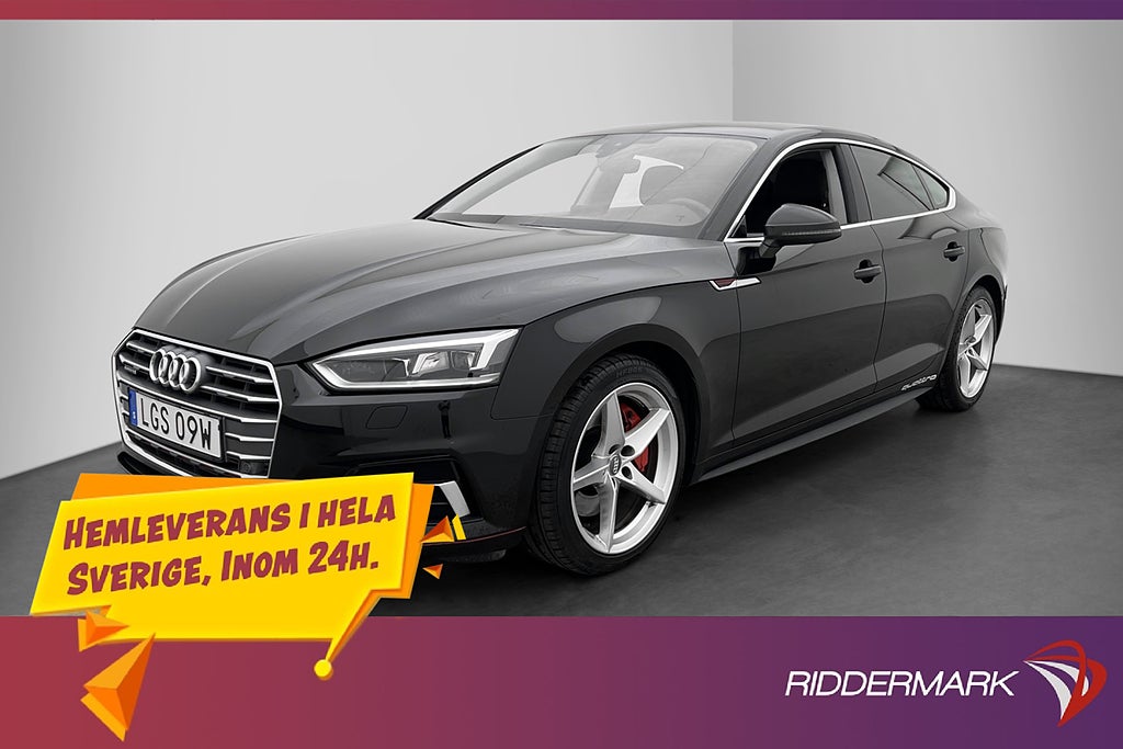 Audi A5 Sportback 45 TFSI Q 245hk Proline CarPlay Sensorer