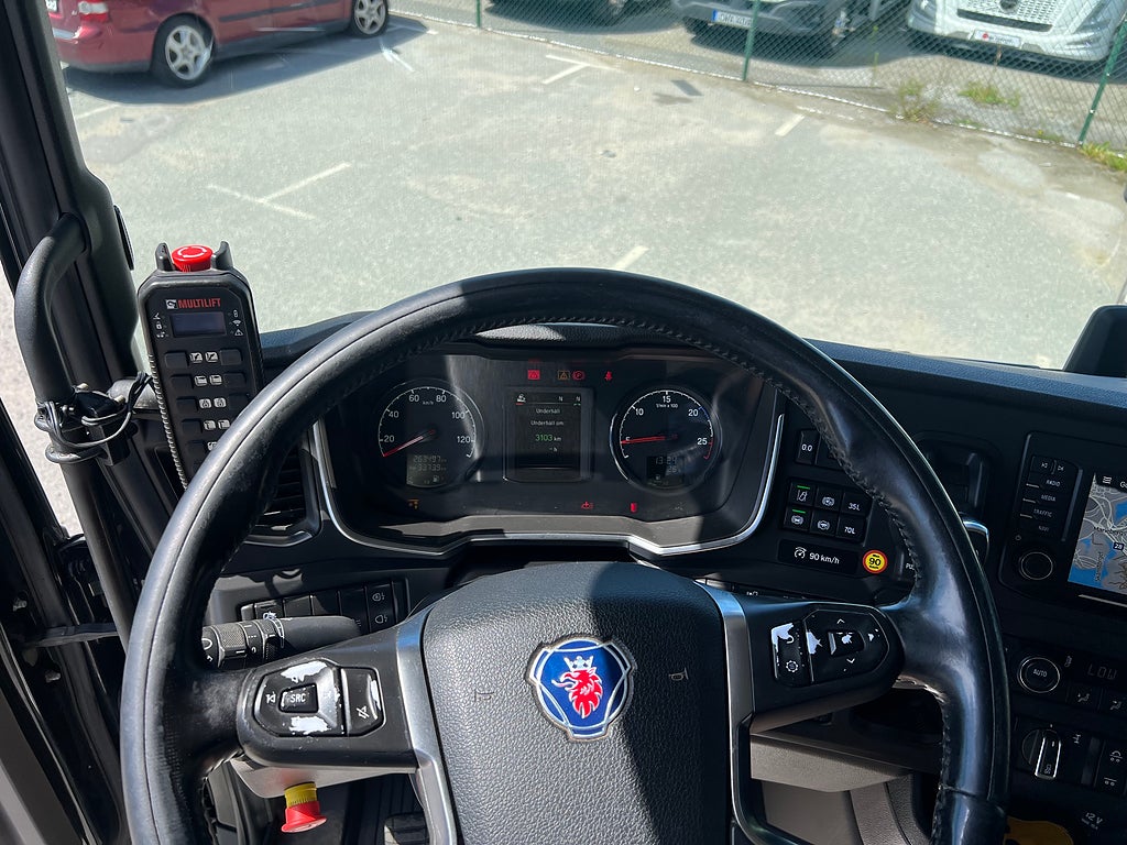 Scania G450 6x2*4 XT Lastväxlare, Fullt Plogutrustad