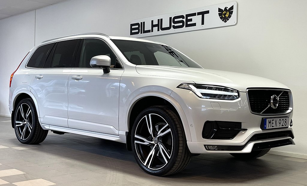 Volvo XC90 POLESTAR D5 AWD 7-SITS R-DESIGN B&W PANO HUD 